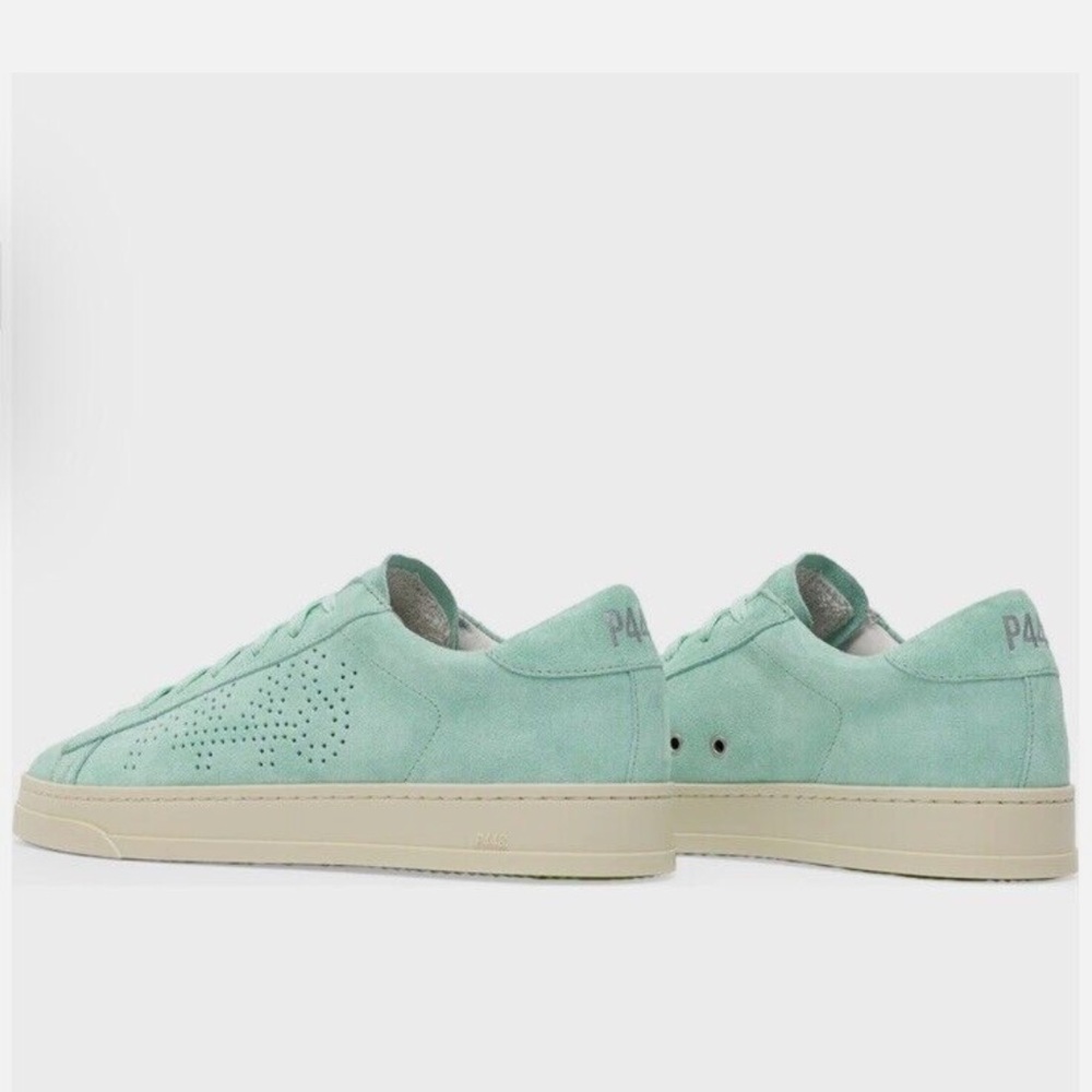 P448 Jack Low Top Sneakers in Aqua - Picture 4 of 15